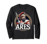 Ares Greek War God Warrior Mythology Ancient Greece Long Sleeve T-Shirt