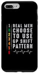 iPhone 7 Plus/8 Plus Real Men Use RACE Shift Pattern Tee - Motorcycle Gear Shift Case