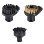 Brosse de rechange pour nettoyeur à vapeur, accessoires pour nettoyeur à vapeur KARCHER SC1/SC2/SC3/SC4/SC5, grattoir à fente, brosse ronde, 3 pièces, meilleure vente