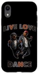 Coque pour iPhone XR Live Love Dance Rottweiler Style Hip Hop