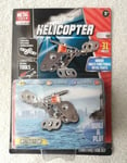 Metal Construction Helicopter Chopper Spanner Tool Toy Kids 31pc Set 5+