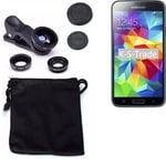 Pour Samsung Galaxy S5 Objectifs Smartphone Lentilles fisheye macro grand angle