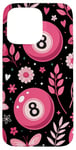 iPhone 15 Pro Max Retro Pink Lucky Disco 8 Ball For Women Case