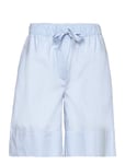 Tilde Shorts Gots Bottoms Shorts Bermudas Blue Basic Apparel