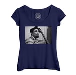 T-Shirt Femme Col Echancré Charles Mingus Jazz Artiste Jazzmen Contrebasse