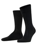 FALKE Men's Sensitive London M SO Cotton With Soft Tops 1 Pair Socks, Black (Black 3000) new - eco-friendly, 11.5-14