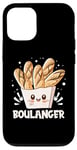 Coque pour iPhone 12/12 Pro Boulanger Baguettes Heureux