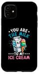 iPhone 11 Funny Italian Food Milk Gelato Ice Cream Case