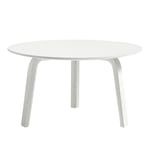 HAY - Bella Coffee Table, White, Ø60 x H32 cm - Soffbord - Vit - Trä