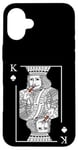 iPhone 16 Plus Poker Player Design for a casino party - King with Cigar Case