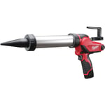 Milwaukee M12 Caulking Gun 400ml Aluminium Tube 1 x 2.0Ah