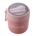 Boîte À Déjeuner En Acier Inoxydable 304, Tasse À Boire Avec Cuillère, Nourriture, Pot Thermique, Soupe Isolée, Récipients Thermos, Boîte À Déjeuner