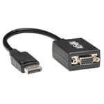 TRIPP LITE Displayport to VGA Adapter Converter Active M/F 6in DP to VGA 50 Pack - videokonverter - svart