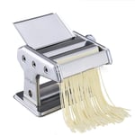 Noodle Maker, Pasta Machine Pasta Machine Roller Pasta Maker Perfect for Spaghetti Fettuccini Lasagna Pasta Cutter (Color : Silver, Size : Free Size) Domestic Use