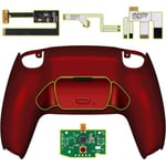 ANTCOOL pour batterie à clip arrière pour manette PS5 (rouge) - Sans manette