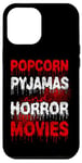 iPhone 12 Pro Max Scary Horror Movie Blood Popcorn Pajamas And Horror Movies Case