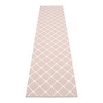 Pappelina - Rex Pale Rose/Vanilla 70x430 cm - Plastmattor - Lina Rickardsson - Beige