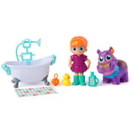 Vida the Vet, Juno's Bubble Bath Pack avec Figurines d'action de Vie et Juno avec Changement de Couleur et Accessoires de kit de Docteur, Jouets pour Filles à partir de 3 Ans (Spin Master 6071396)