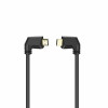 HAMA Hama Kabel HDMI Ethernet Vinklad Guld Svart 1.5m X1122115