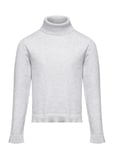 Turtleneck Sweater Tops T-shirts Turtleneck Grey Mango