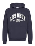 Les Deux University Hoodie Blå