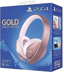 PS4 GOLD WIRELESS HEADSET BRAND NEW FREE UK P&P