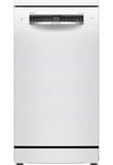 Bosch SPS4HMW49G Series 4 White 45cm Slimline Freestanding Dishwasher