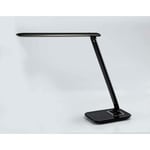 Lampe design, Lampe de bureau led Bob tactile Noir en Metal Aluminor