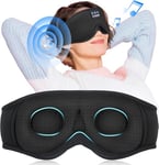 LC-dolida Bluetooth Sleep Mask Headphones,100% Blackout Sleep Headphones 15 Hours Playtime Eye Mask with Headphones,Sleep Aids with Travel Bag & 2 Sleep Earplugs for Adults