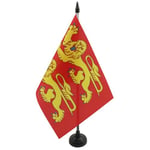 Drapeau de table Basse-Normandie 21x14cm - PETIT Drapeaux DE BUREAU bas-normand - France 14 x 21 cm - AZ FLAG