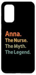 Coque pour Galaxy S20 Anna The Nurse The Myth The Legend Idée vintage amusante