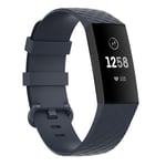 Vedenkestävä Fitbit Charge 4 etc. hihna - Siniharmaa