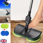 Electric Rechargeable Cordless Floor Cleaner Scrubber Sweeper Polisher Mop UK