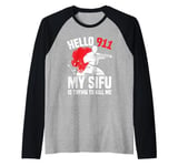 Wing Chun Sifu Kung Fu Instructor Wing Chun Teacher Raglan Baseball Tee