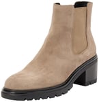 Geox Femme D Damiana E Bottes de Cheville, Taupe, 40 EU