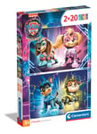 Clementoni Paw Patrol the Mighty Movie Puzzel 2X20 - Supercolor, Puzzel Voor Kin