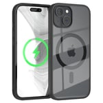 EAZY CASE pour Apple IPHONE 15 Transparent Magsafe Protection Appareil Photo TPU