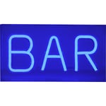 Neonskilt BAR 23x4x13 cm, inkludert USB-kabel