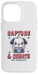 iPhone 14 Pro Max Cute Camera Dog Photographer Photo Capture & Create Puppy Case