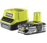 Ryobi RC18120-125 18V 2,5 AH Lithium+ Batteri / Laddare **