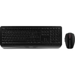 CHERRY Gentix radio, sans fil Kit souris + clavier allemand, QWERTZ noir