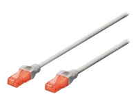 DIGITUS Professional - Patch-kabel - RJ-45 (hane) till RJ-45 (hane) - 1 m - UTP - CAT 6e - startad, hakfri - gul