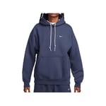 Nike DX1355-437 Solo Swoosh Sweatshirt Men's THUNDER BLUE/WHITE Size M