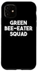 Coque pour iPhone 11 Green Bee-Eater Squad - Amusant pour les amoureux des oiseaux