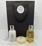 MOLTON BROWN Indian Cress Hair Shampoo Conditioner 50ml + Soap Gift Bag Set
