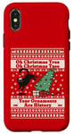 iPhone X/XS Oh Christmas Tree cat Ugly Christmas Sweater Funny cat lover Case