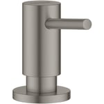 Cosmopolitan Distributeur de savon liquide avec pompe et réservoir 500ml, Hard Graphite brossé (40535AL0) - Grohe