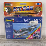 04109  Revell 1:72 Scale Supermarine Spitfire Mk.V Kit Pack With Mini Jet