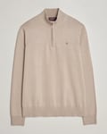 Morris Riley Cotton Half Zip Khaki