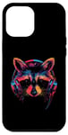 Coque pour iPhone 15 Pro Max Casque d'écoute Raccoon DJ